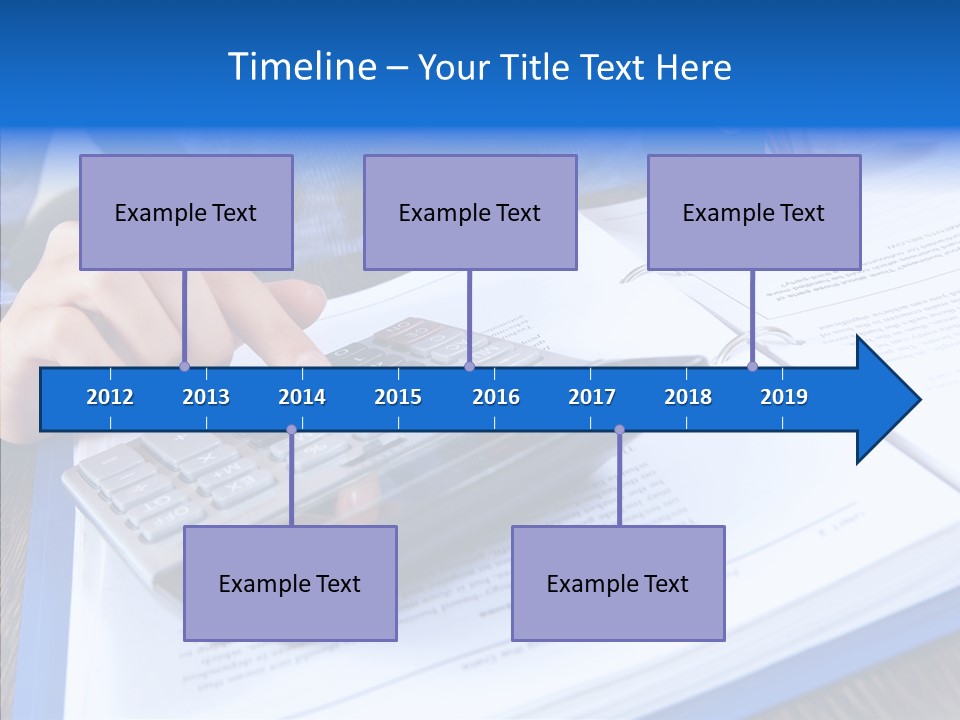 One Desk Employee PowerPoint Template