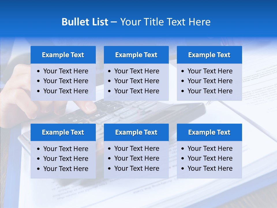 One Desk Employee PowerPoint Template
