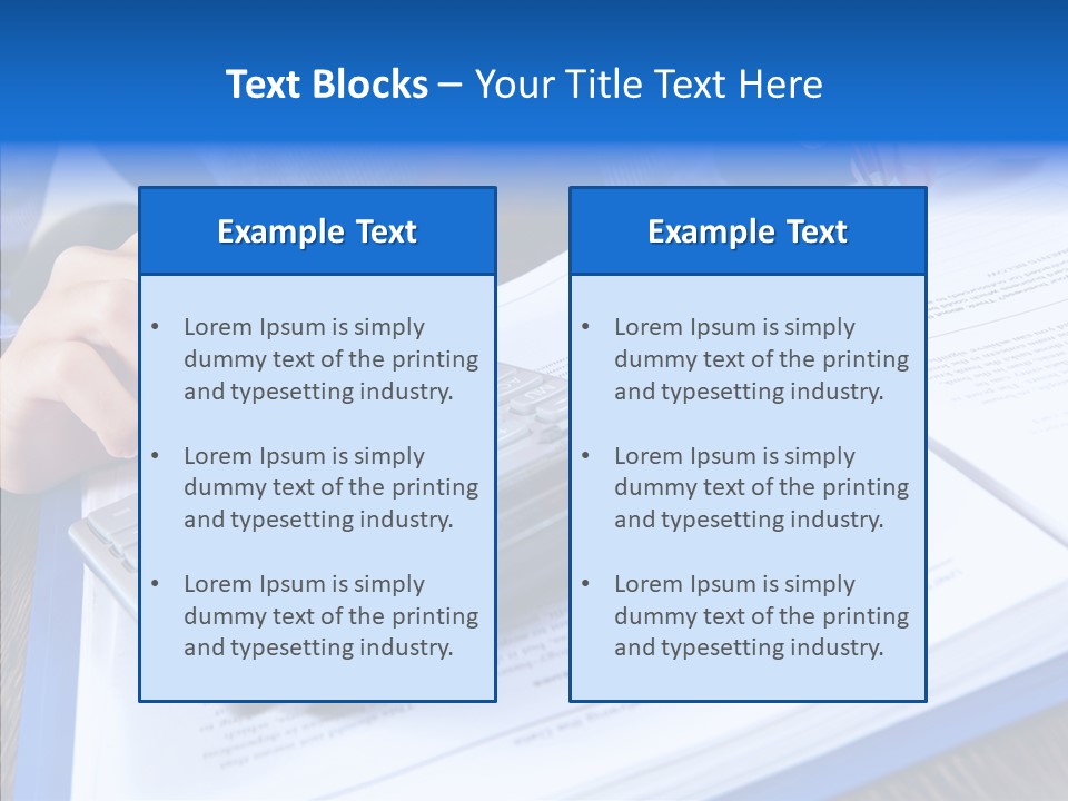 One Desk Employee PowerPoint Template