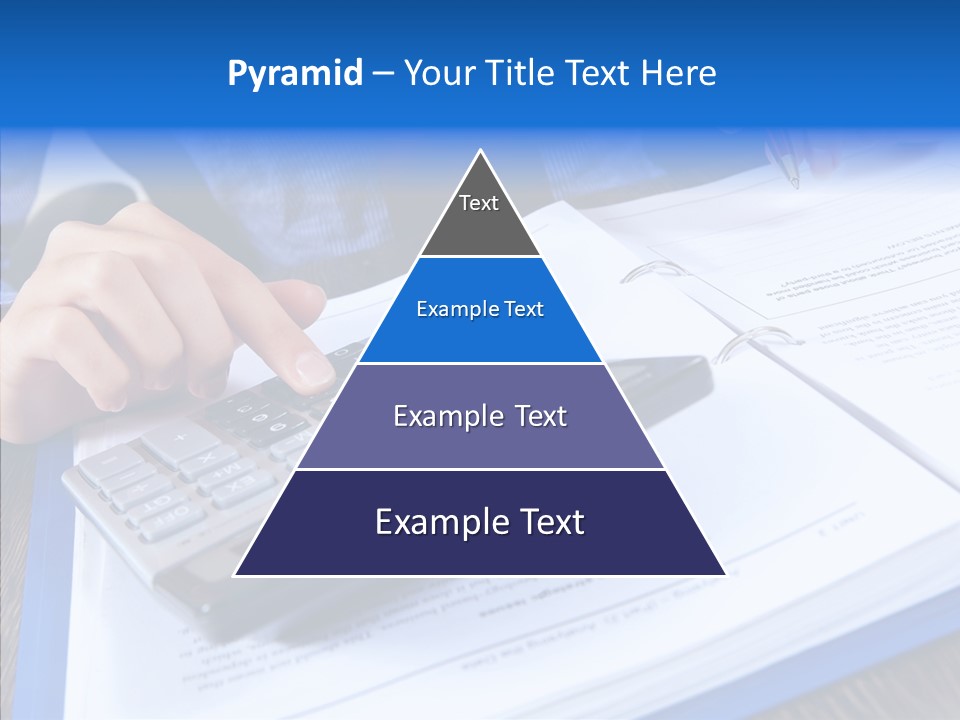 One Desk Employee PowerPoint Template