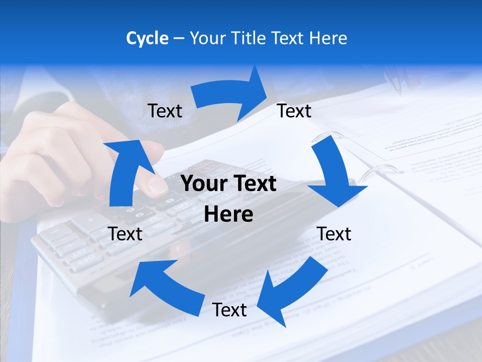 One Desk Employee PowerPoint Template