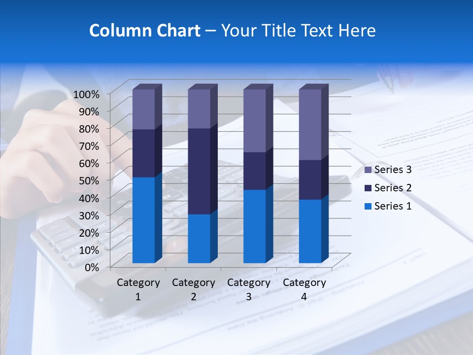 One Desk Employee PowerPoint Template