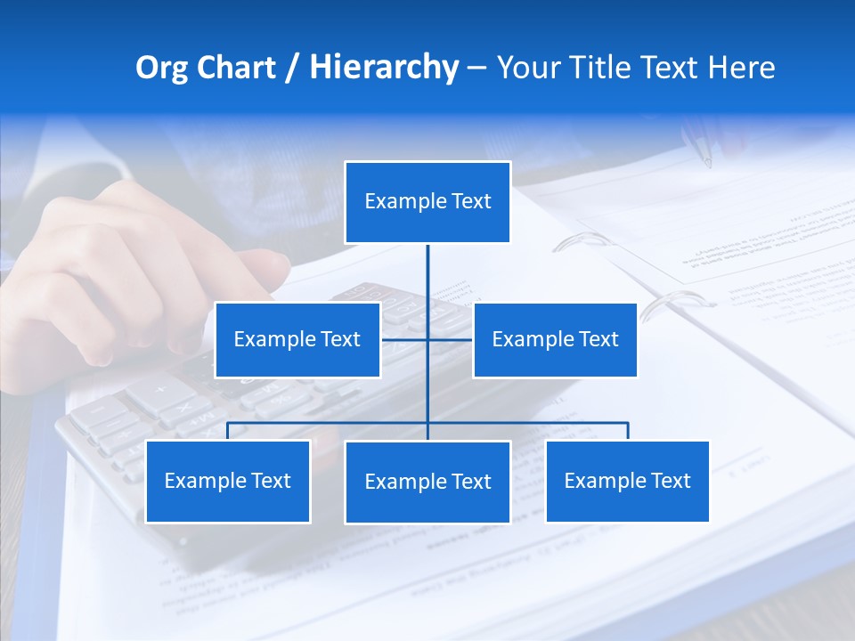One Desk Employee PowerPoint Template