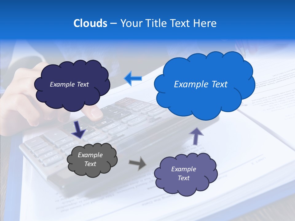 One Desk Employee PowerPoint Template