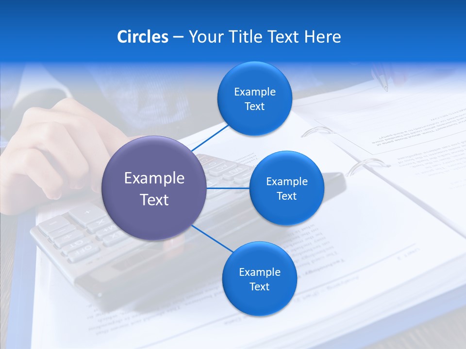 One Desk Employee PowerPoint Template