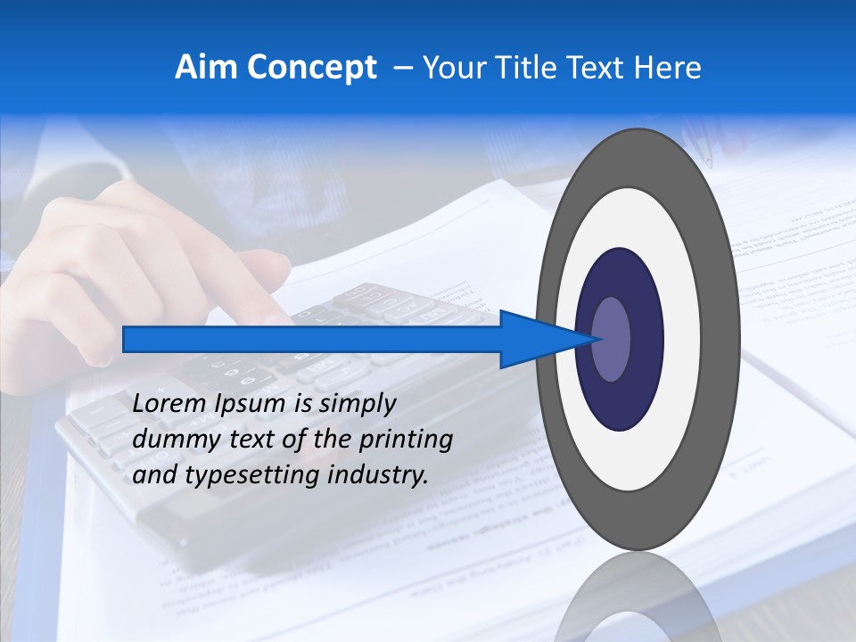 One Desk Employee PowerPoint Template