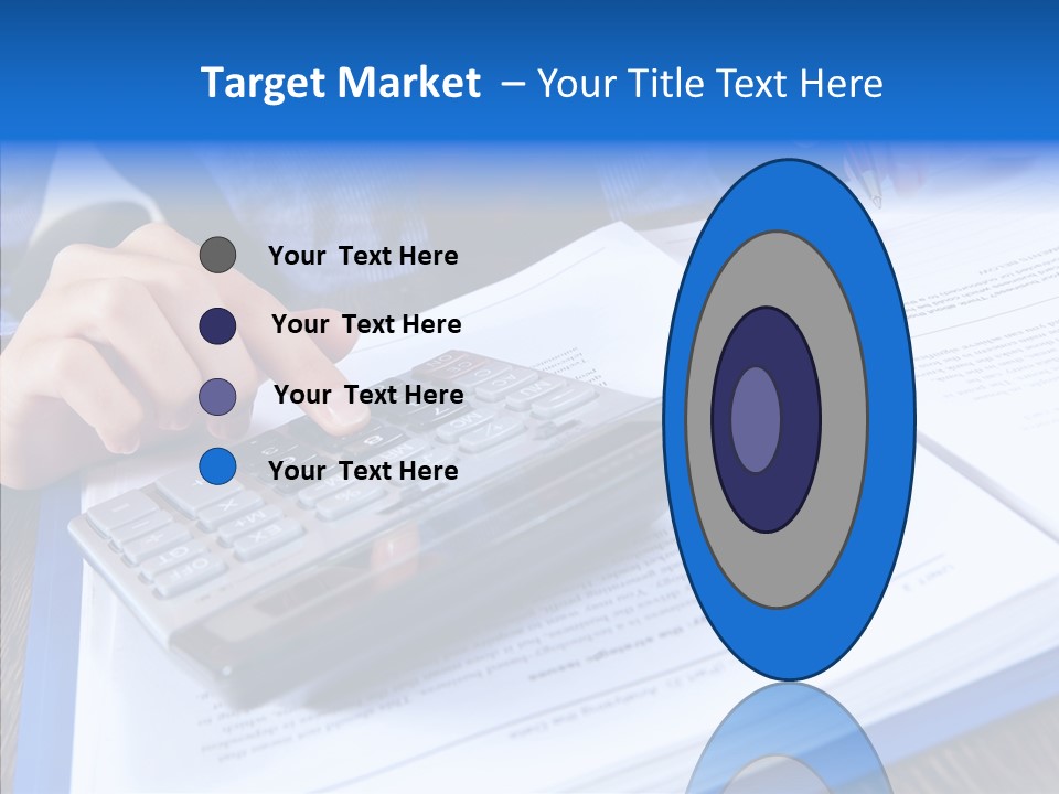 One Desk Employee PowerPoint Template