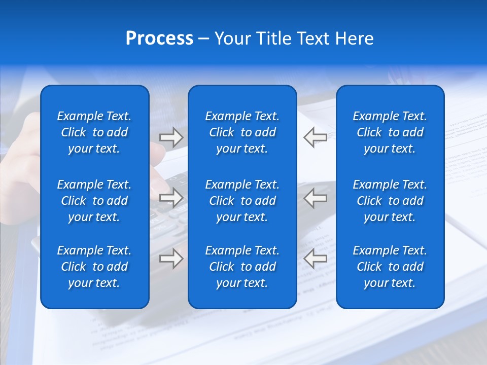 One Desk Employee PowerPoint Template