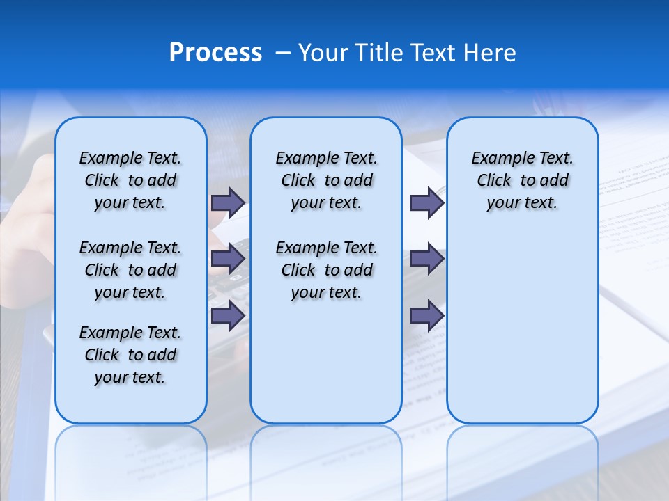 One Desk Employee PowerPoint Template