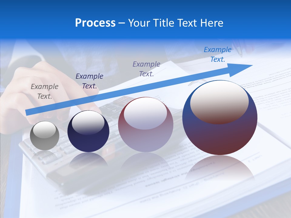 One Desk Employee PowerPoint Template