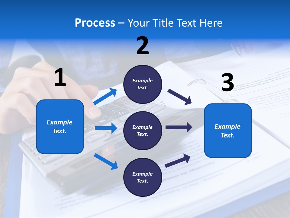 One Desk Employee PowerPoint Template