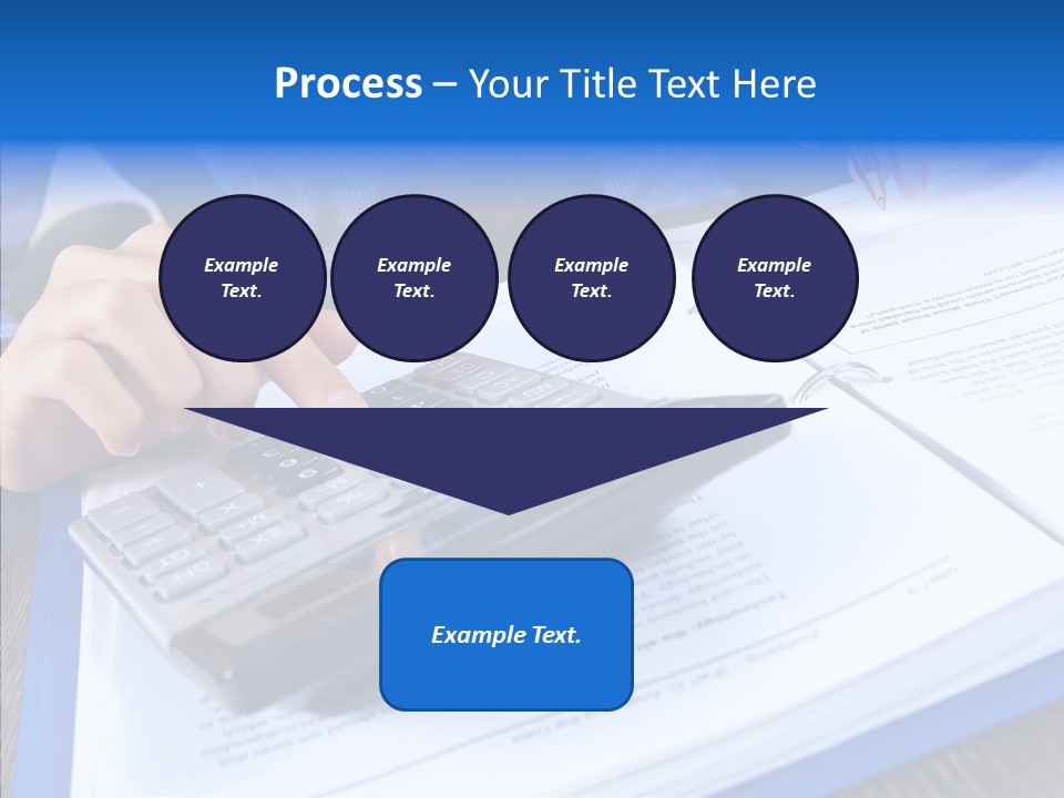 One Desk Employee PowerPoint Template
