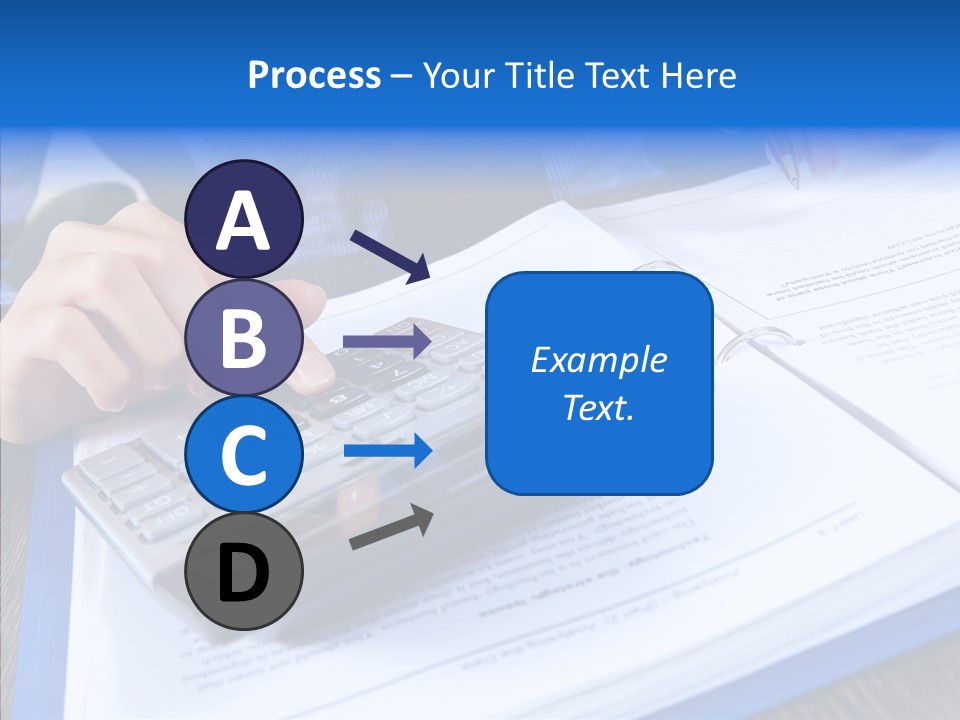 One Desk Employee PowerPoint Template