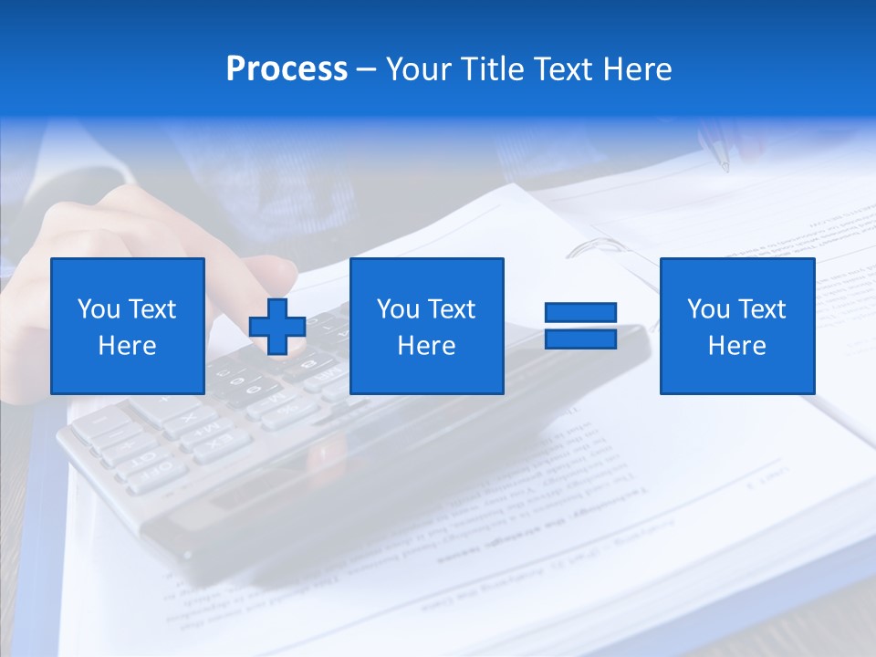 One Desk Employee PowerPoint Template