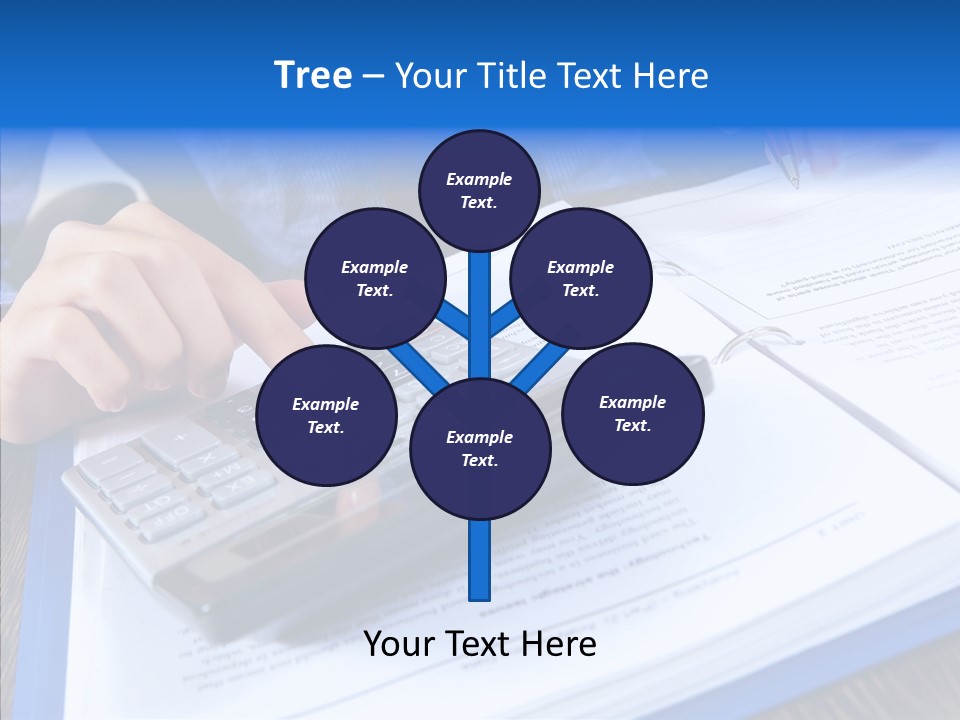 One Desk Employee PowerPoint Template