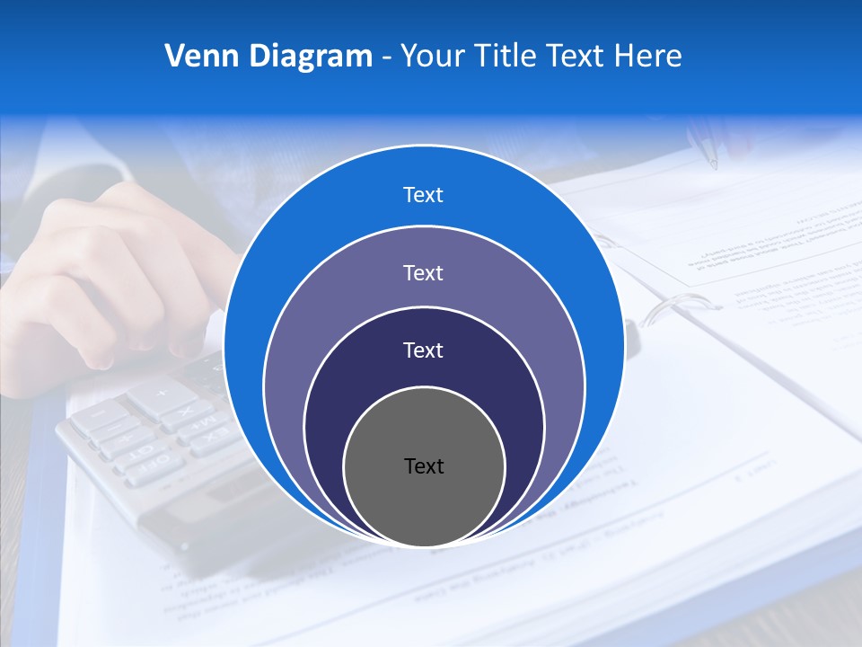 One Desk Employee PowerPoint Template