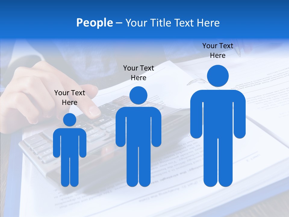 One Desk Employee PowerPoint Template