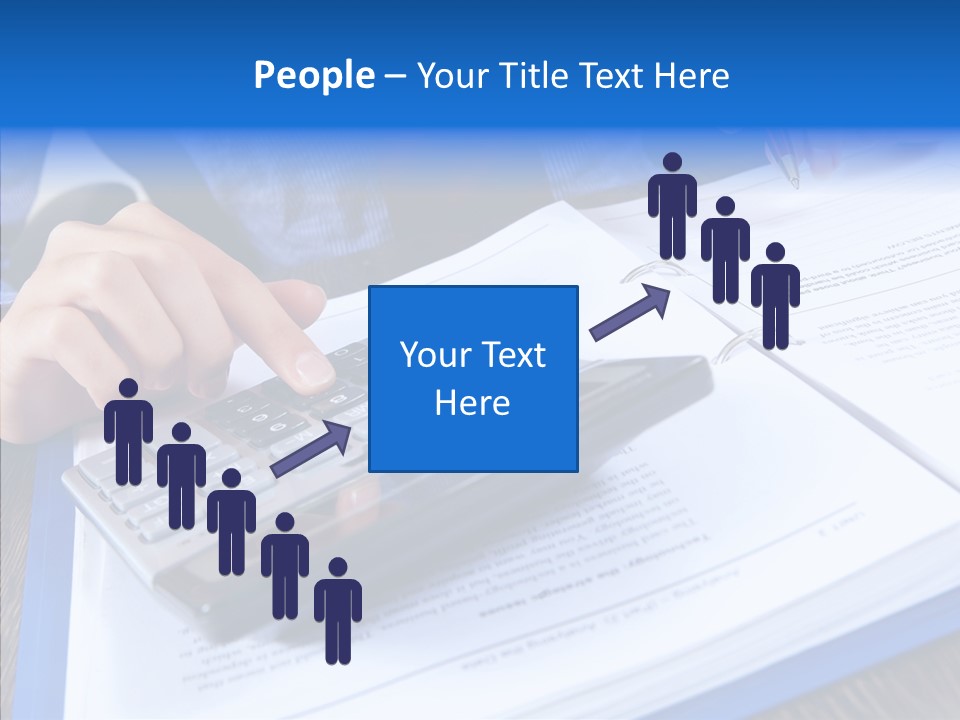 One Desk Employee PowerPoint Template