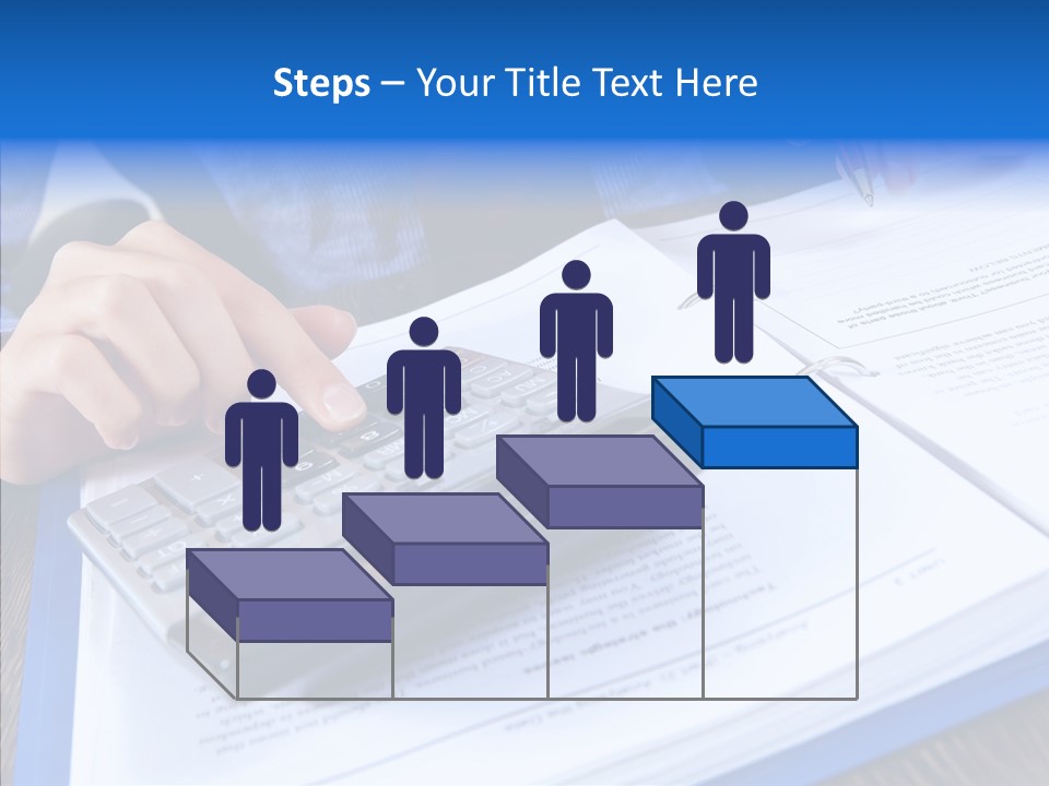 One Desk Employee PowerPoint Template