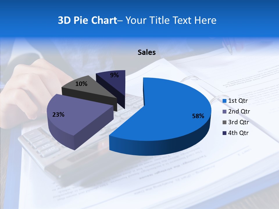 One Desk Employee PowerPoint Template