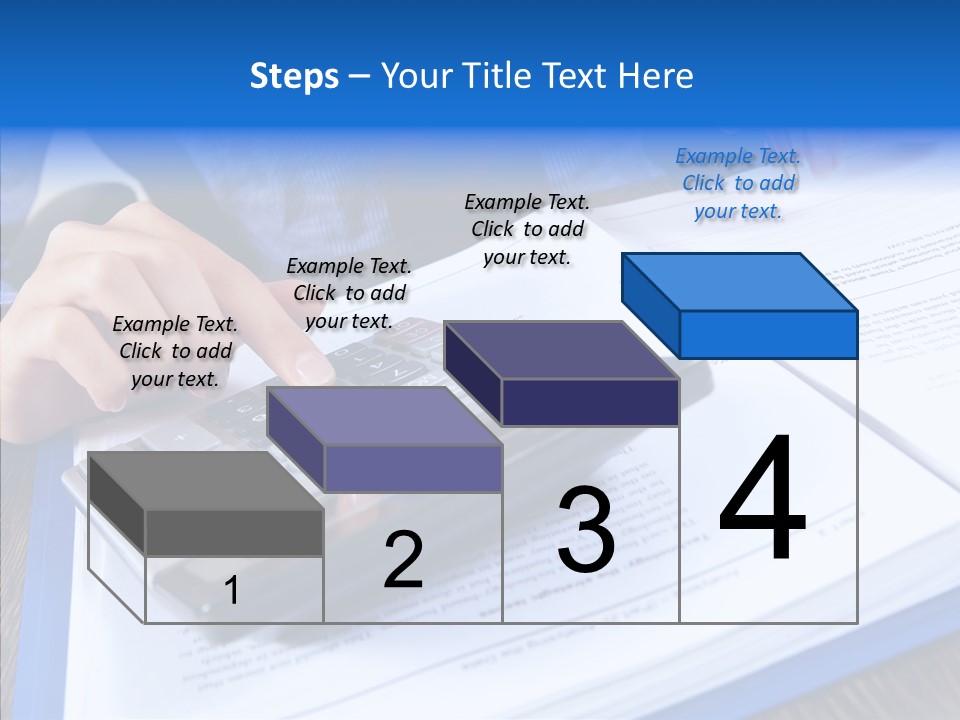 One Desk Employee PowerPoint Template