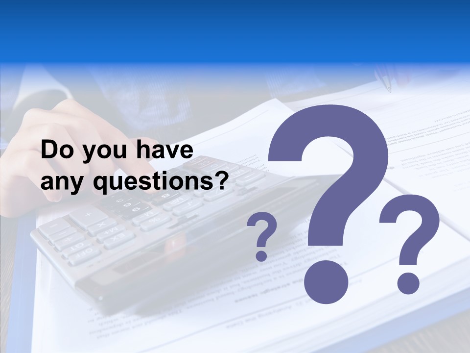 One Desk Employee PowerPoint Template