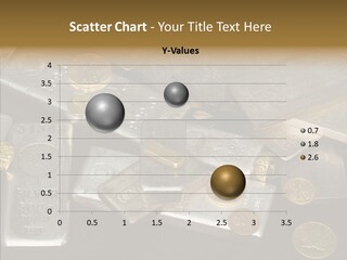 Gold Assay Bar PowerPoint Template