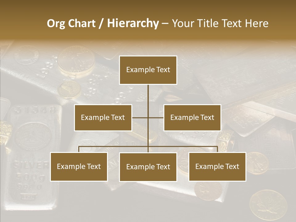 Gold Assay Bar PowerPoint Template