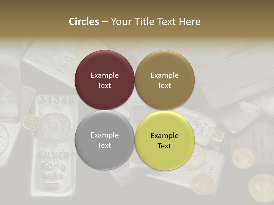 Silver Bar Ounce PowerPoint Template