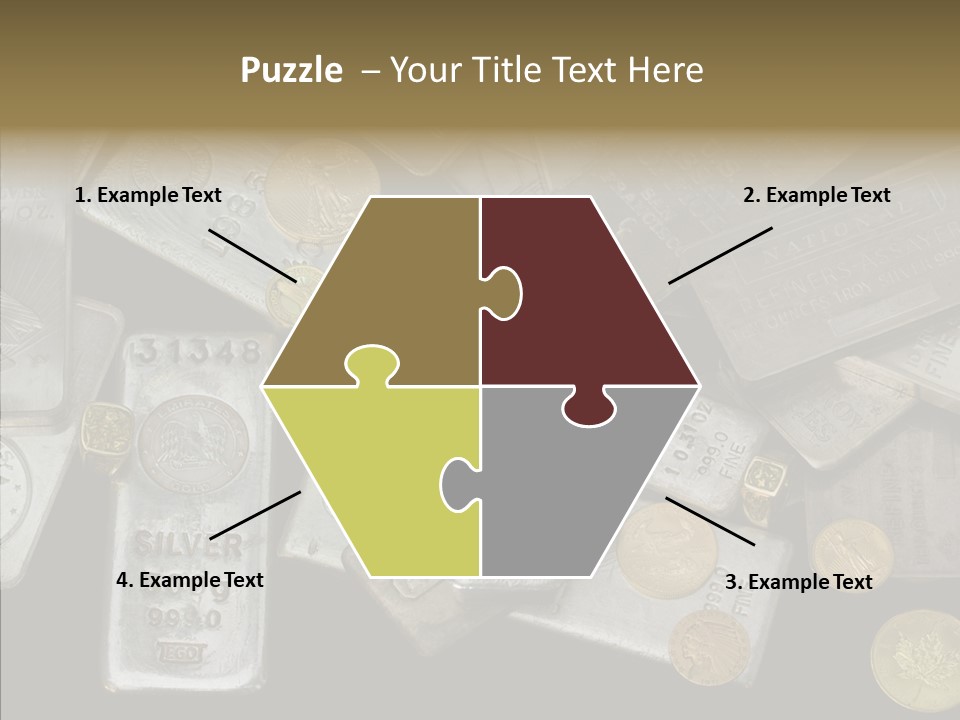 Silver Bar Ounce PowerPoint Template