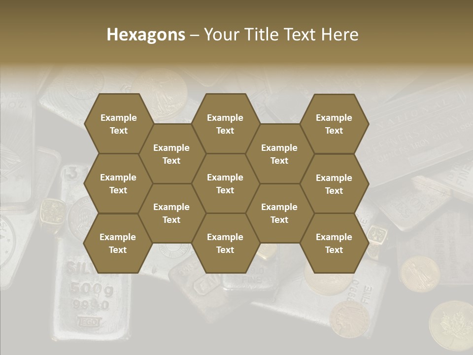 Silver Bar Ounce PowerPoint Template