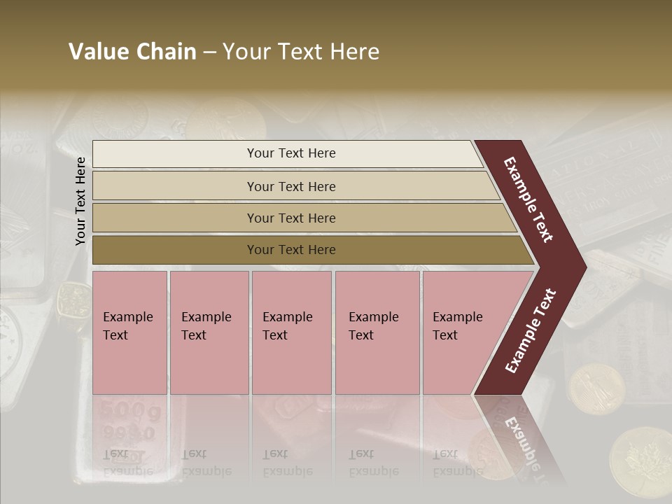 Silver Bar Ounce PowerPoint Template