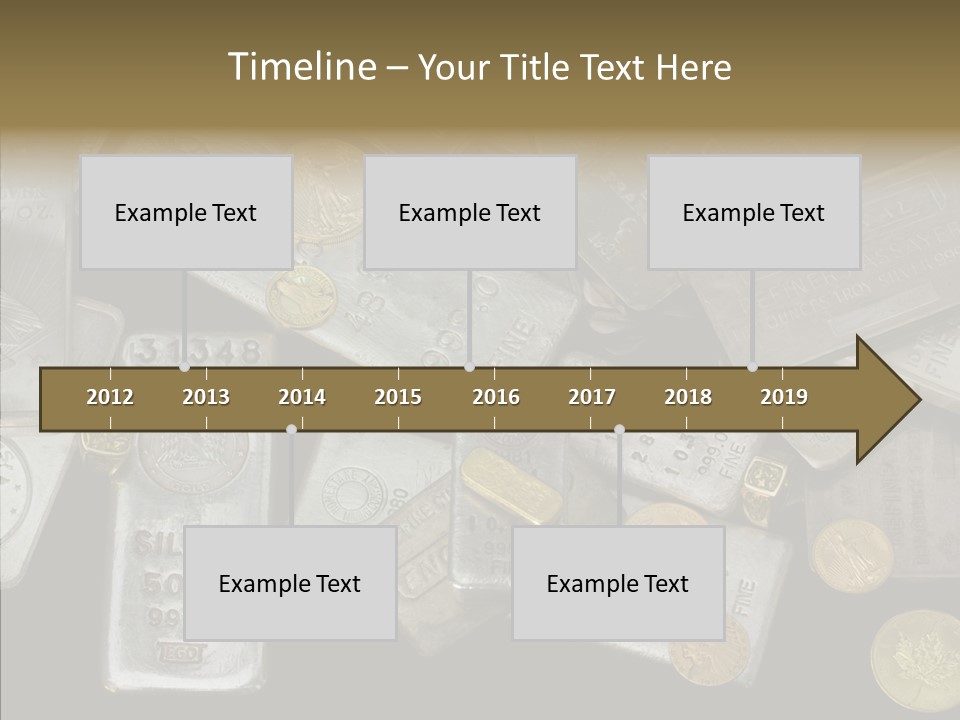 Silver Bar Ounce PowerPoint Template