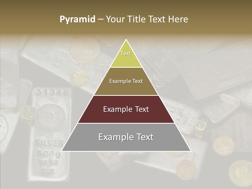 Silver Bar Ounce PowerPoint Template