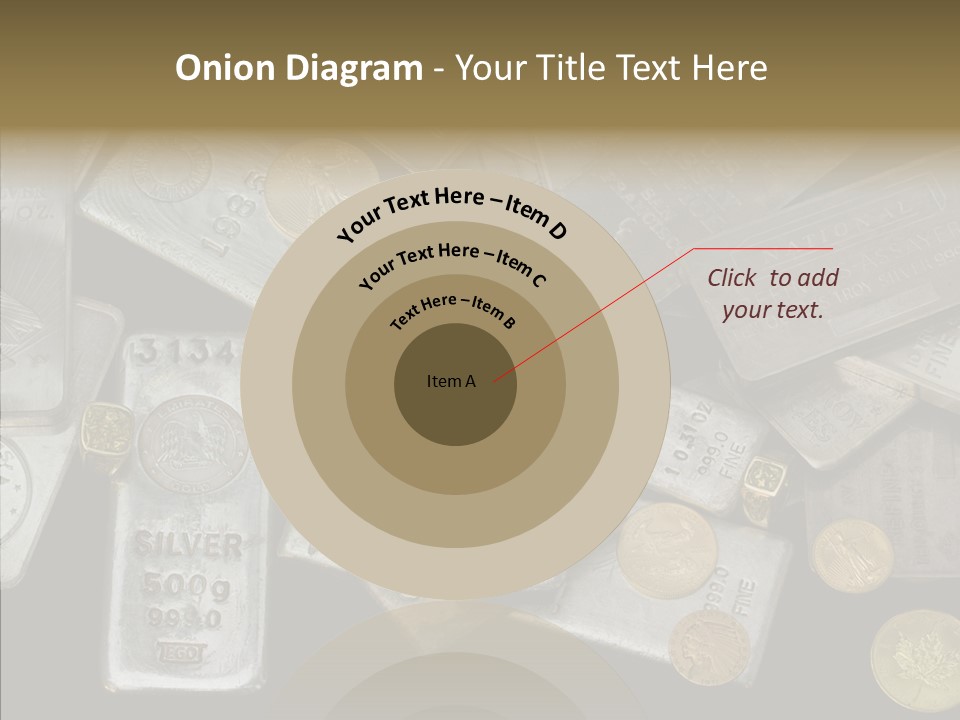 Silver Bar Ounce PowerPoint Template