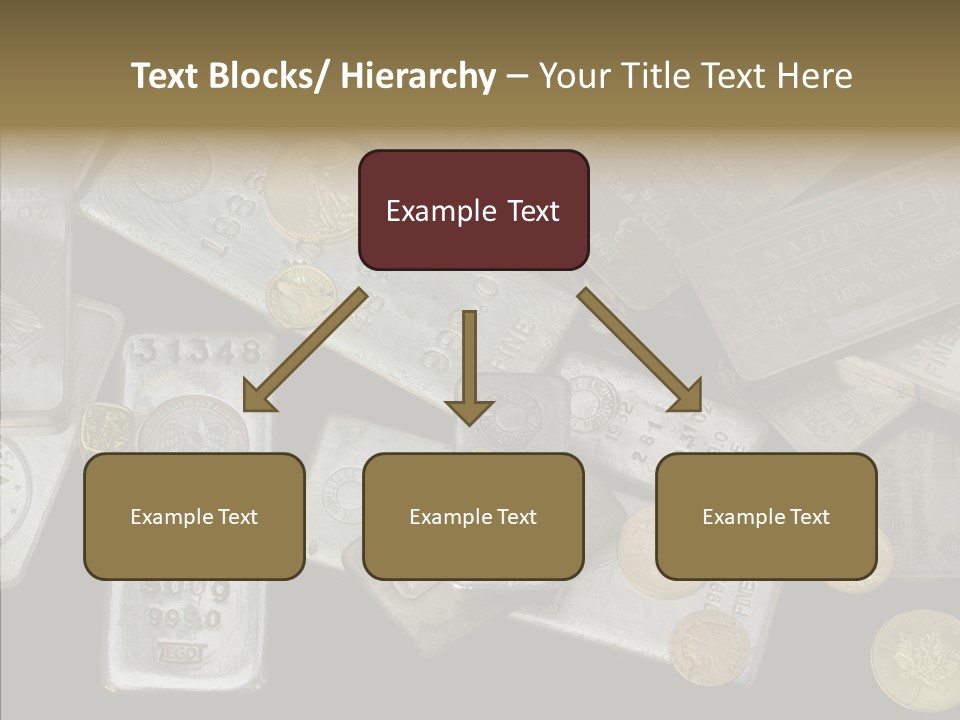 Silver Bar Ounce PowerPoint Template