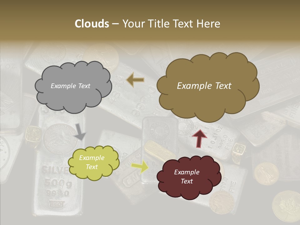 Silver Bar Ounce PowerPoint Template