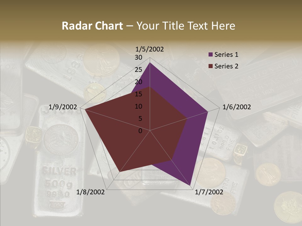 Silver Bar Ounce PowerPoint Template
