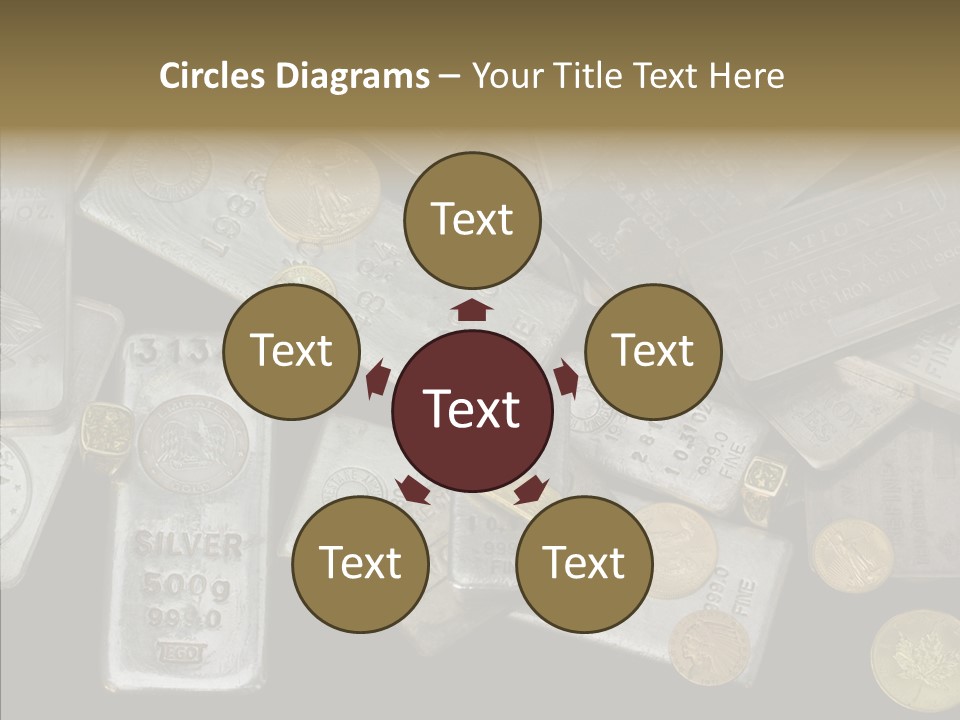 Silver Bar Ounce PowerPoint Template