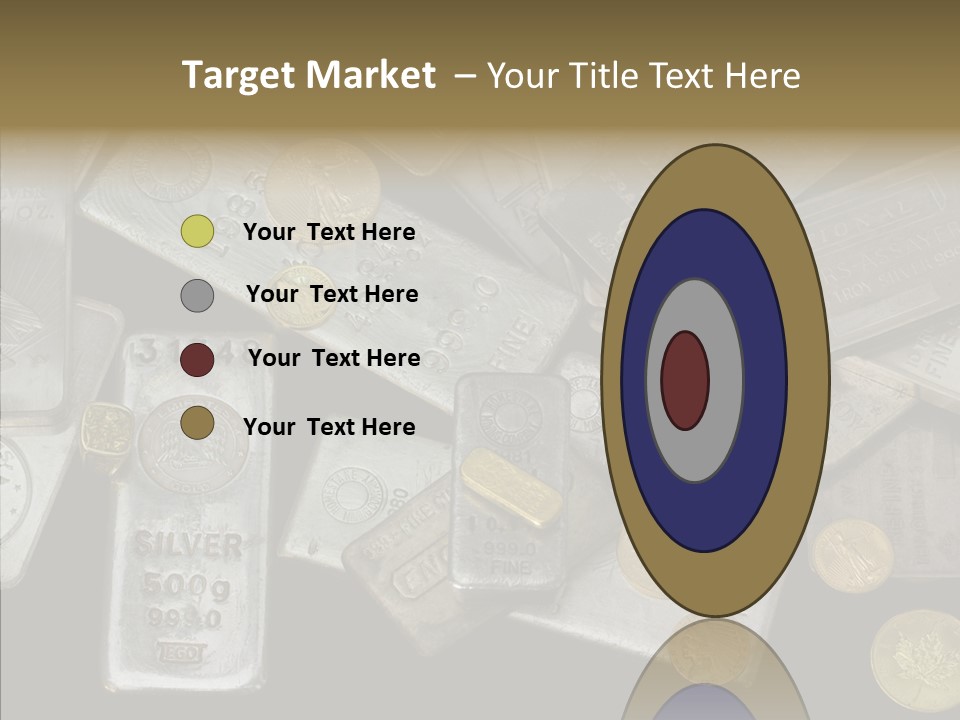 Silver Bar Ounce PowerPoint Template