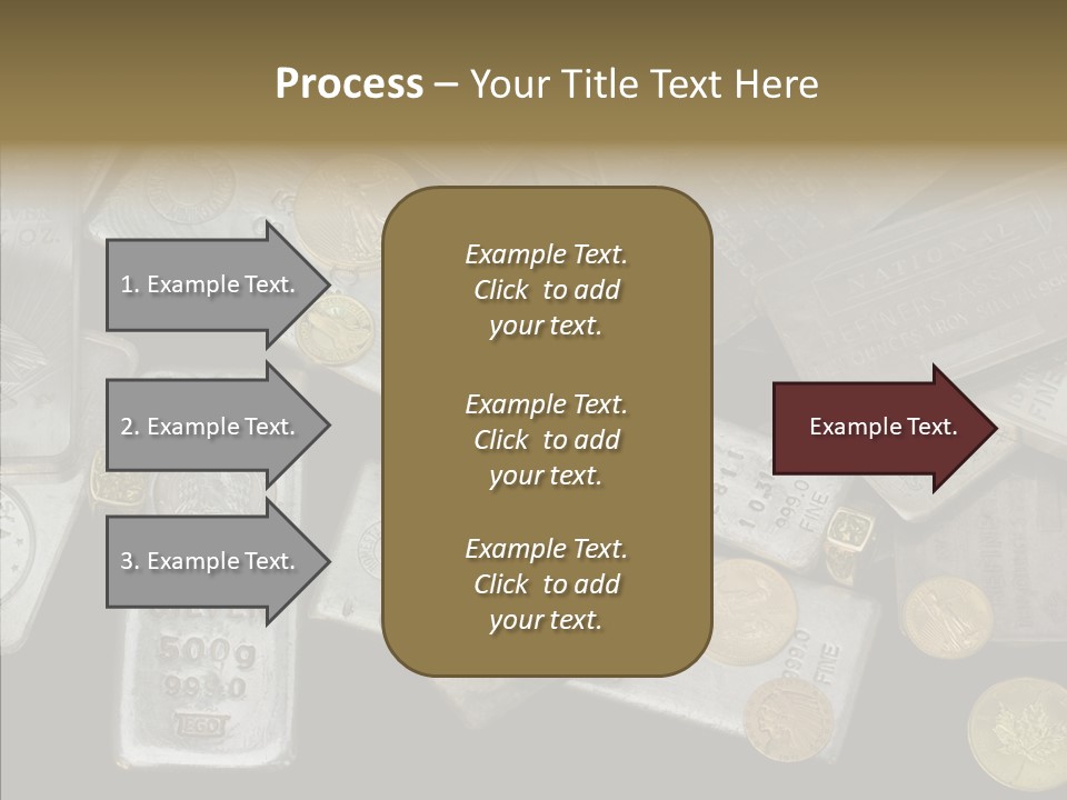 Silver Bar Ounce PowerPoint Template
