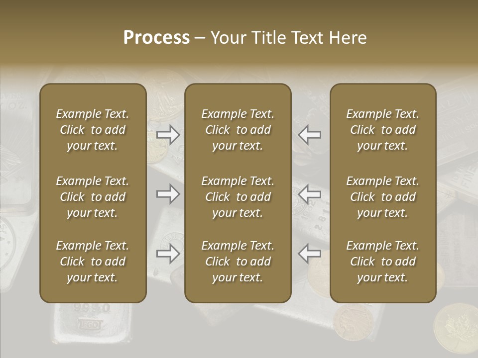Silver Bar Ounce PowerPoint Template