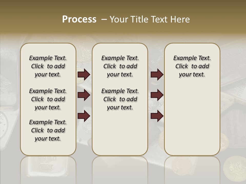 Silver Bar Ounce PowerPoint Template