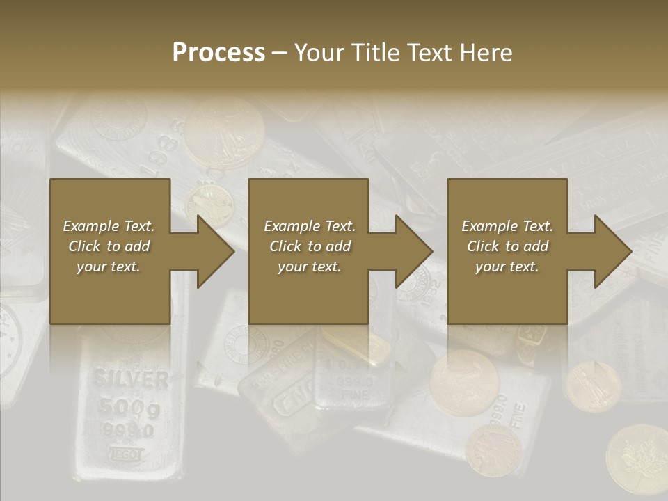 Silver Bar Ounce PowerPoint Template
