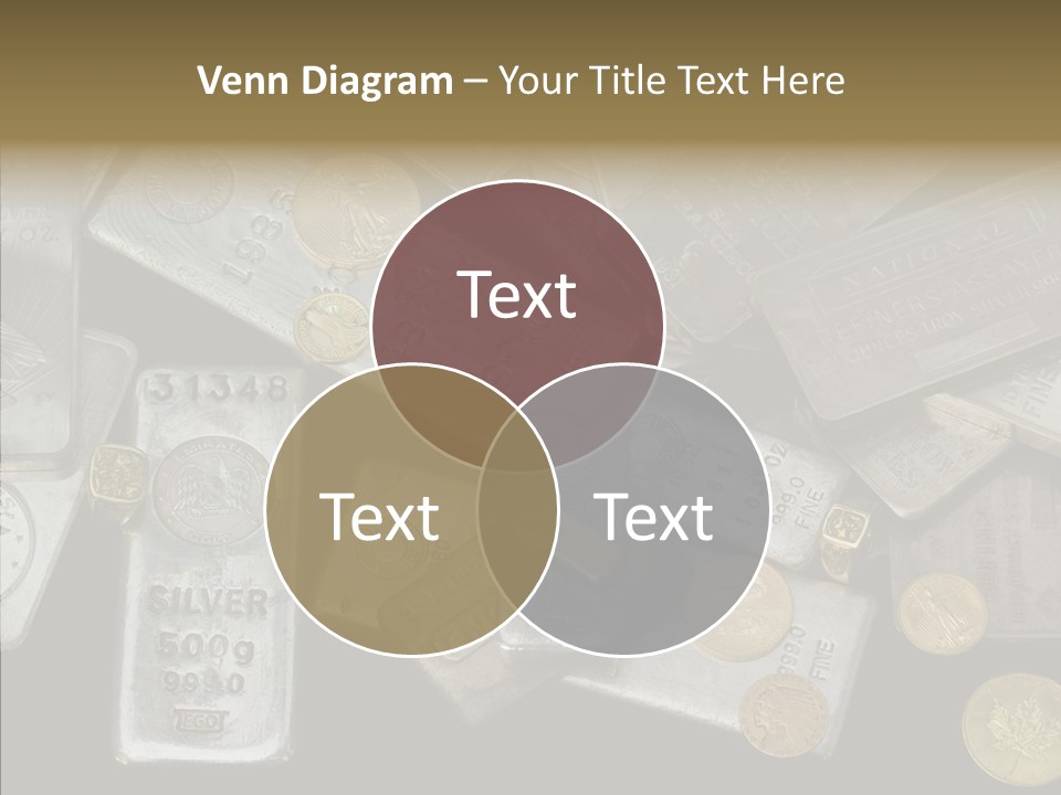 Silver Bar Ounce PowerPoint Template