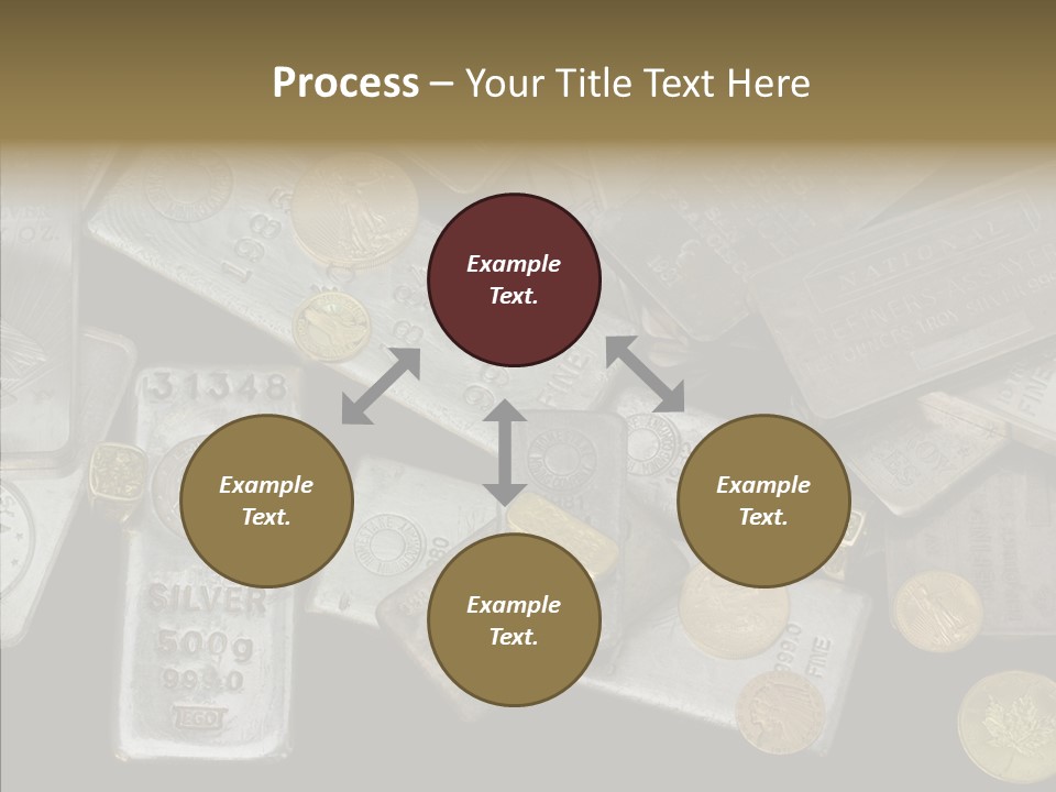 Silver Bar Ounce PowerPoint Template