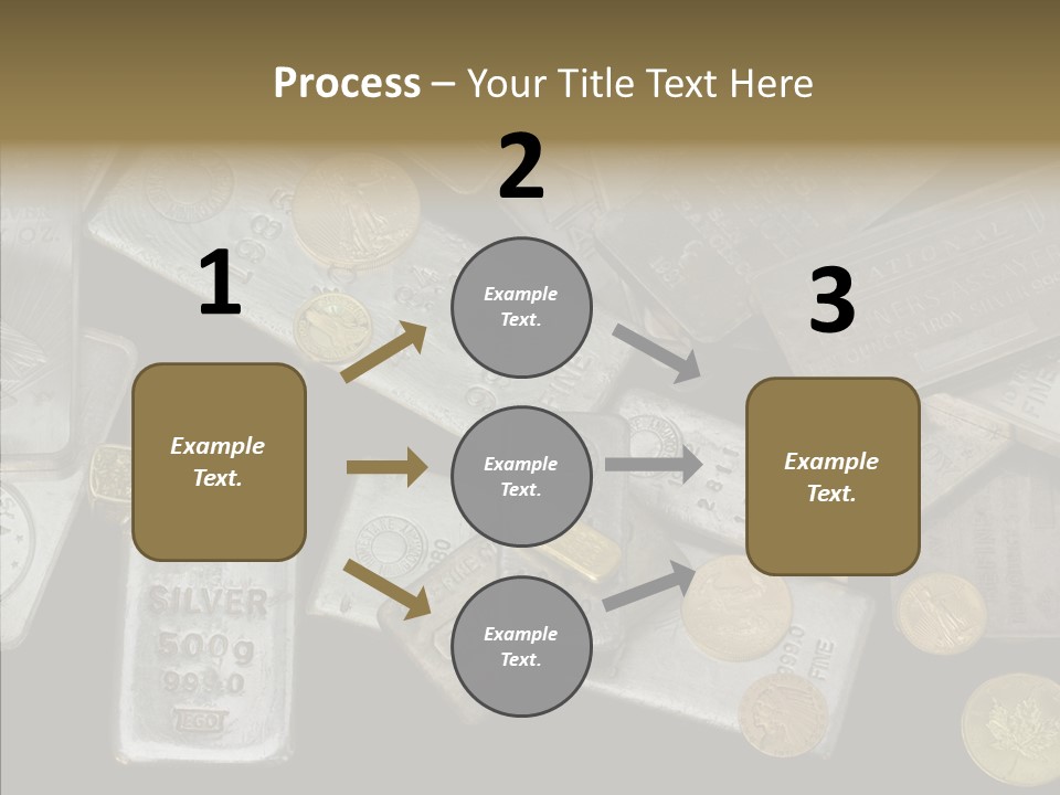 Silver Bar Ounce PowerPoint Template