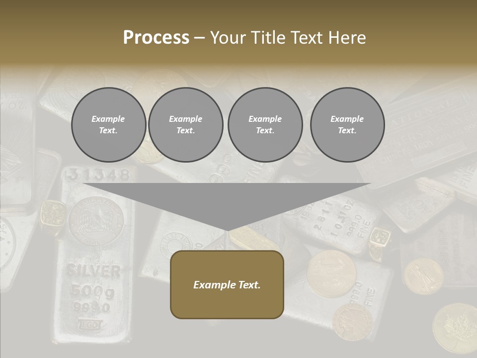 Silver Bar Ounce PowerPoint Template