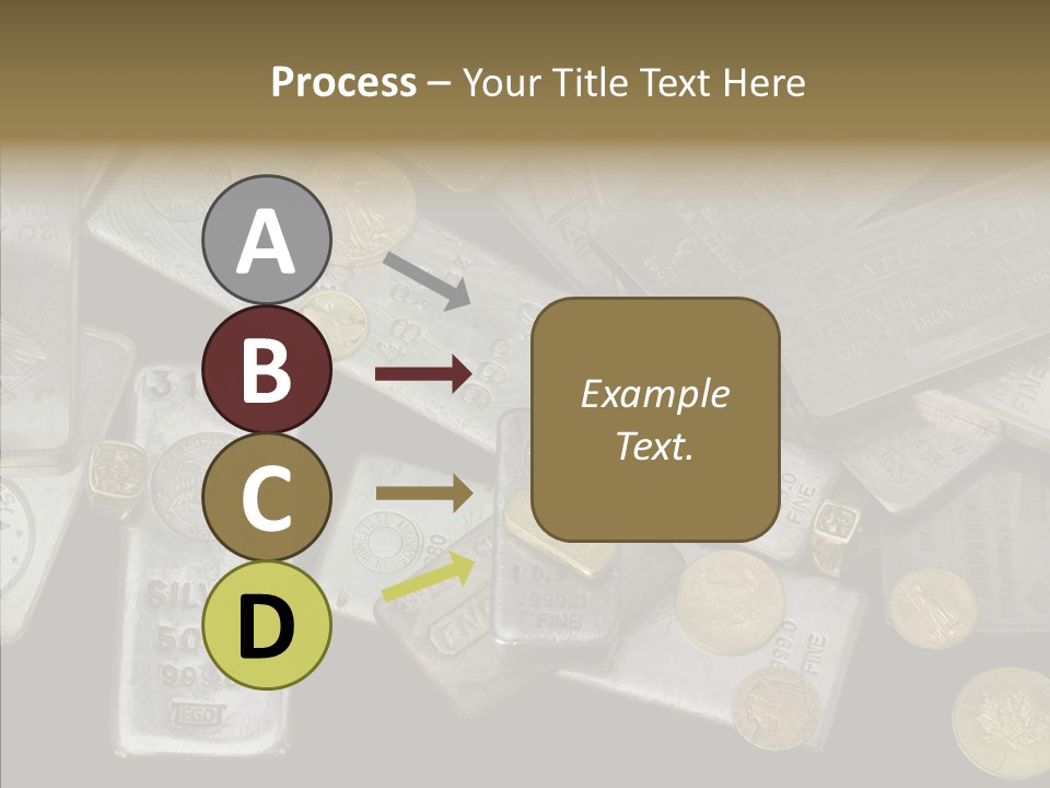 Silver Bar Ounce PowerPoint Template