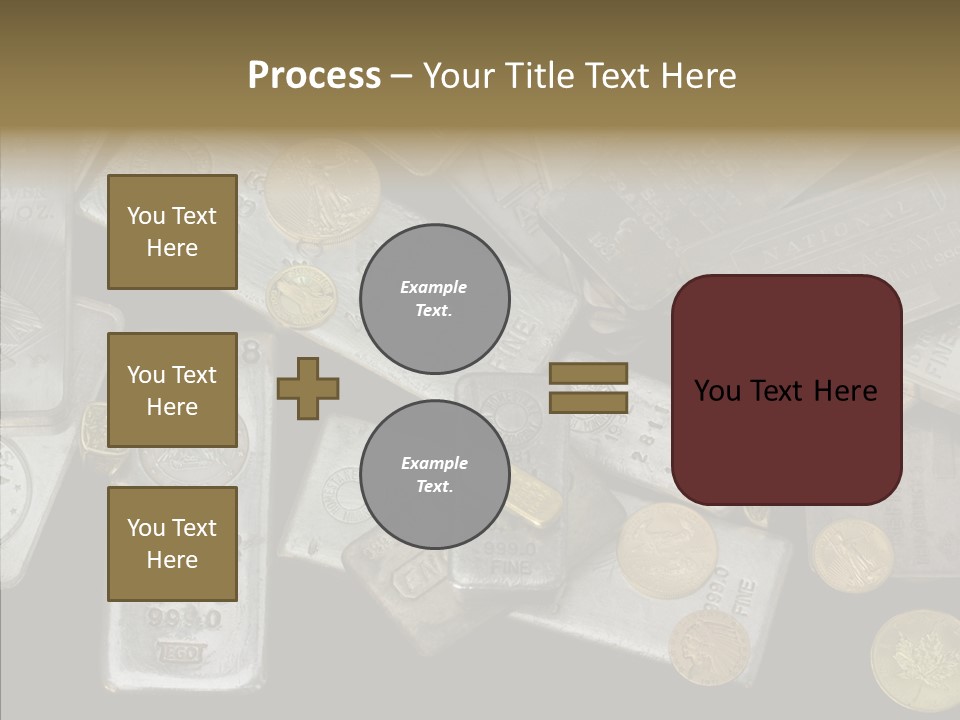 Silver Bar Ounce PowerPoint Template
